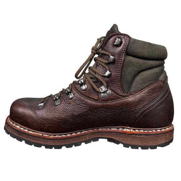 Han Wag Men’s Tashi Brown Leather Hiking Trail Boot Size US 10.5 main image 10